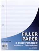 Filler Paper  3-Hole