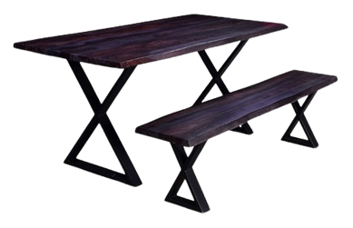 8241 Live Edge Dining Set TABLE