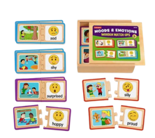 Mood & Emotions Wooden Match Up