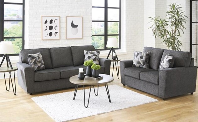 Grey Fabric Sofa