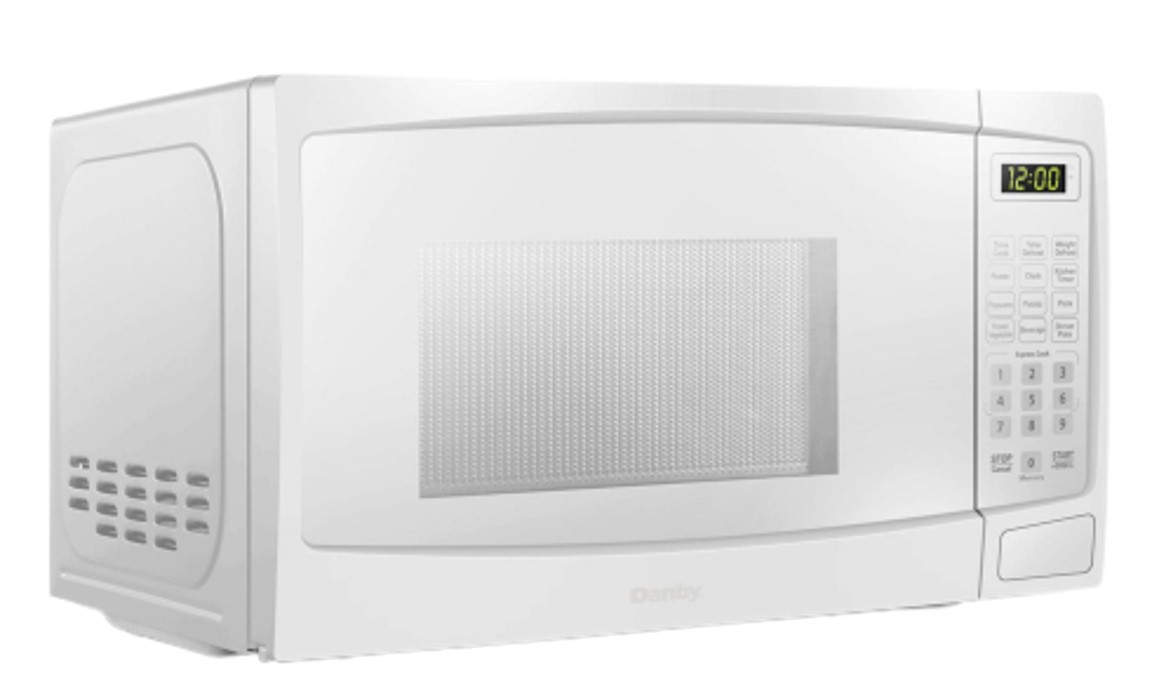 0.7 cu ft Microwave - White