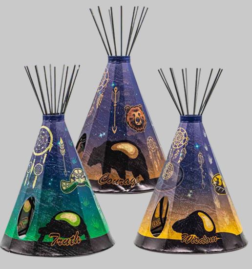 Seven Teaching  Tipi Lamp