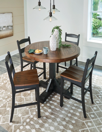 Valeback Counter Height Dining Set TABLE