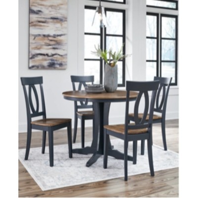 Landocken  Dining Set Available: 3pc & 5pc