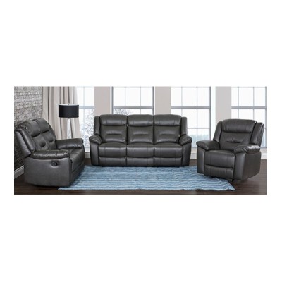 Montana Recliner Set - Leather